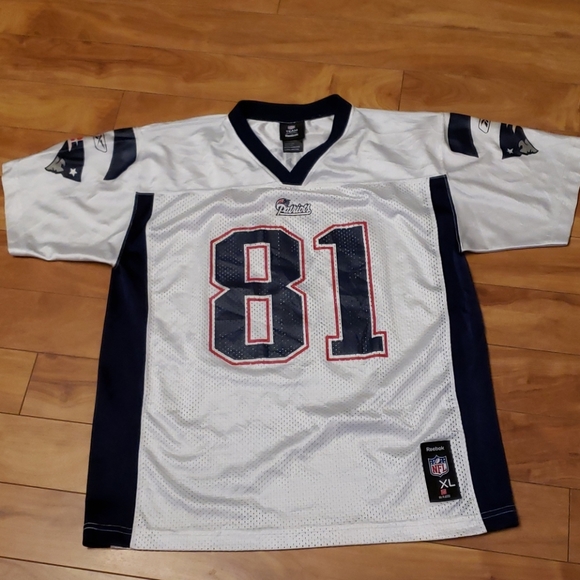 Reebok New England Patriots # 81 Moss jersey